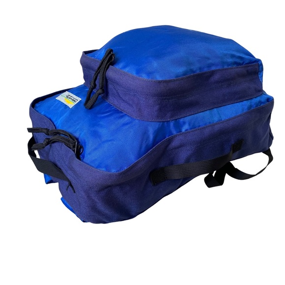 Chlorophylle Day Pack Backpack Canada Minimalist Hiking Student Travel Blue - Picture 5 of 9